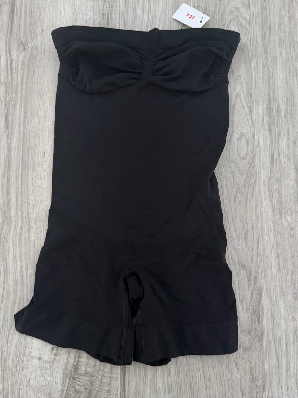 SKIMS Seamless Sculpt Strapless Shortie Bodysuit 2XL Onyx
